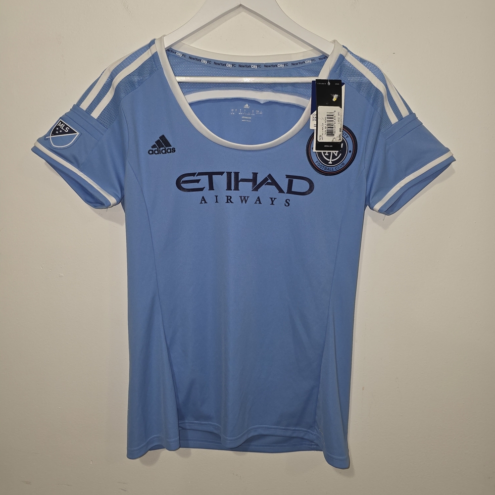 Adidas NYCFC Etihad Light Blue Soccer Jersey